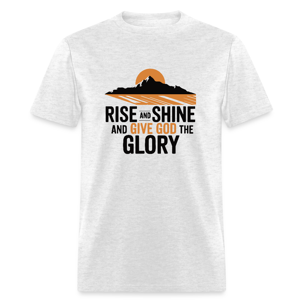 Rise and Shine Christian Unisex Classic T-Shirt - light heather gray