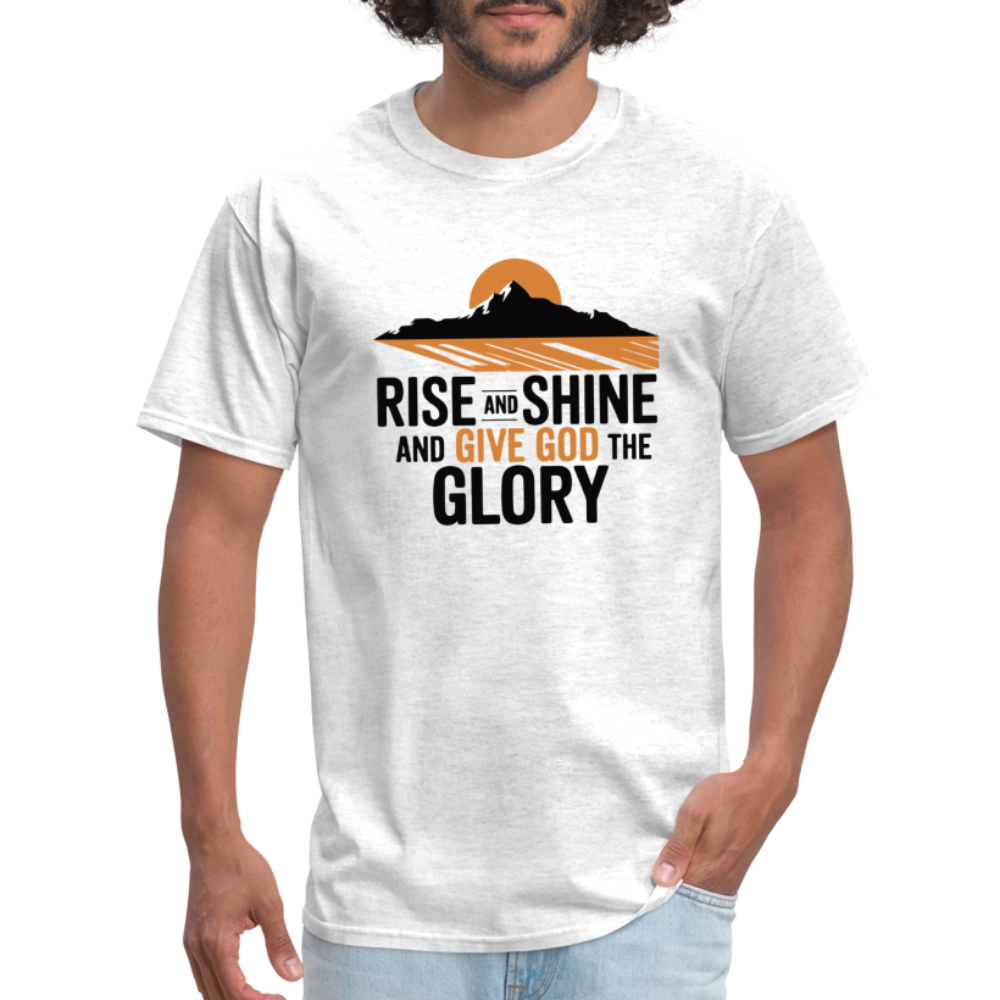 Rise and Shine Christian Unisex Classic T-Shirt - light heather gray