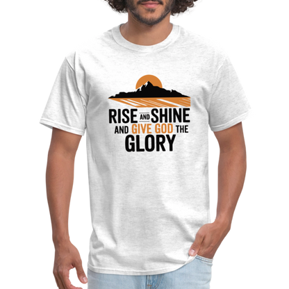 Rise and Shine Christian Unisex Classic T-Shirt - light heather gray