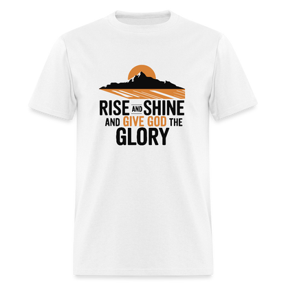 Rise and Shine Christian Unisex Classic T-Shirt - white