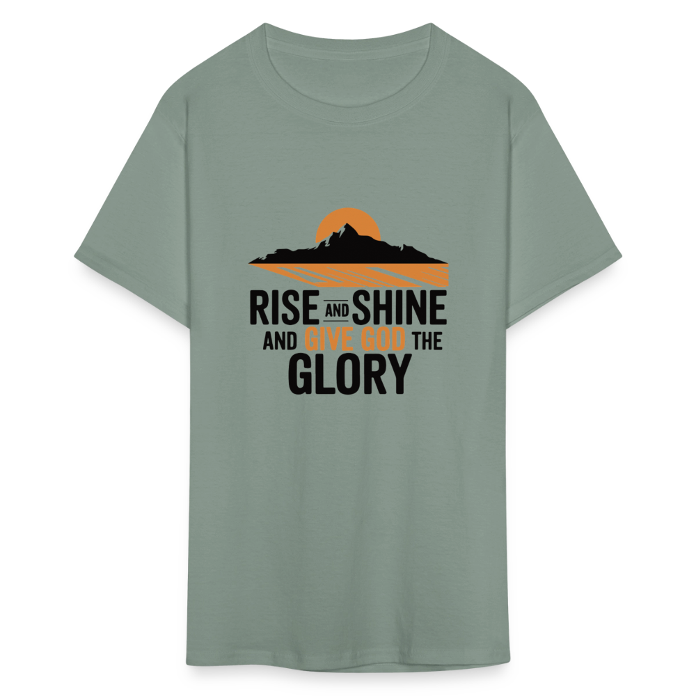 Rise and Shine Christian Unisex Classic T-Shirt - sage