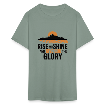 Rise and Shine Christian Unisex Classic T-Shirt - sage