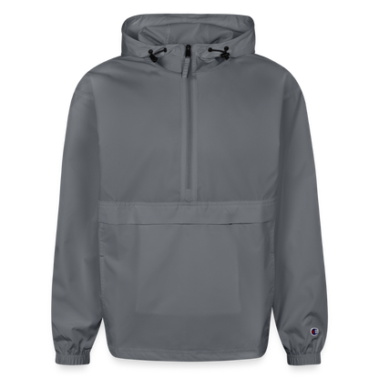 Pray For It Women's Christian Packable Jacket - gray
