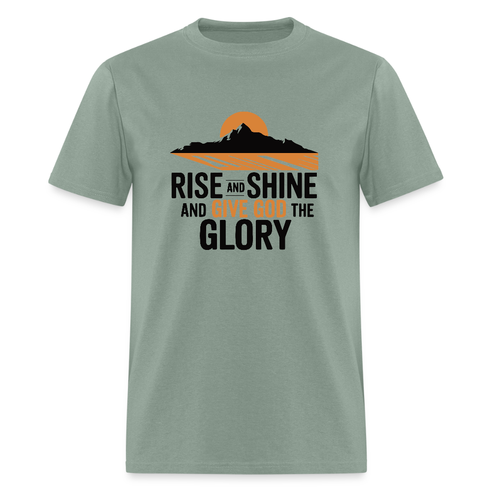 Rise and Shine Christian Unisex Classic T-Shirt - sage
