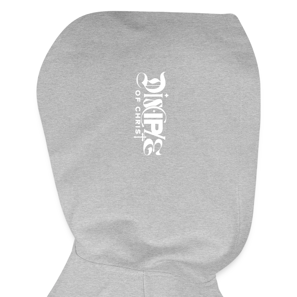 Disciple Of Christ Women’s Christian Cropped Hoodie & Jogger Short Set - heather gray