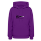 Pray Wait Trust Women's Christian Hooded Sweatshirt - purple