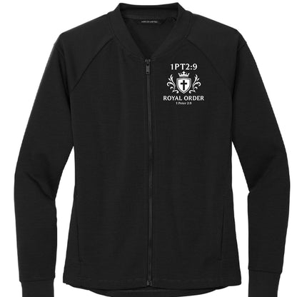 1 Peter 2:9 Royal Order Women’s Kingdom Code Christian Jacket - ClaimedbyGodDesigns