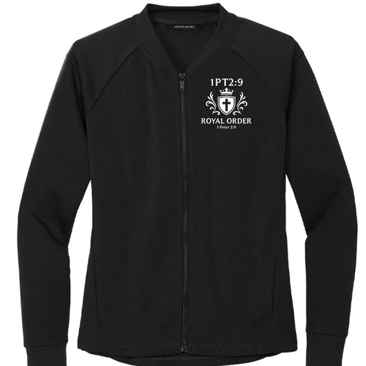 1 Peter 2:9 Royal Order Women’s Kingdom Code Christian Jacket - ClaimedbyGodDesigns