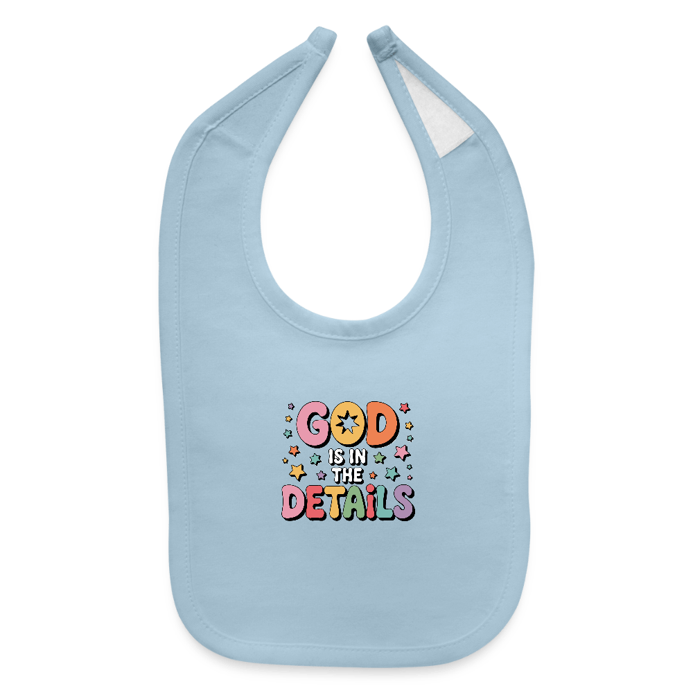 He Is In The Details Christian Baby Bib - ClaimedbyGodDesigns