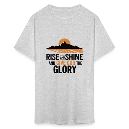 Rise and Shine Christian Unisex Classic T-Shirt - heather gray