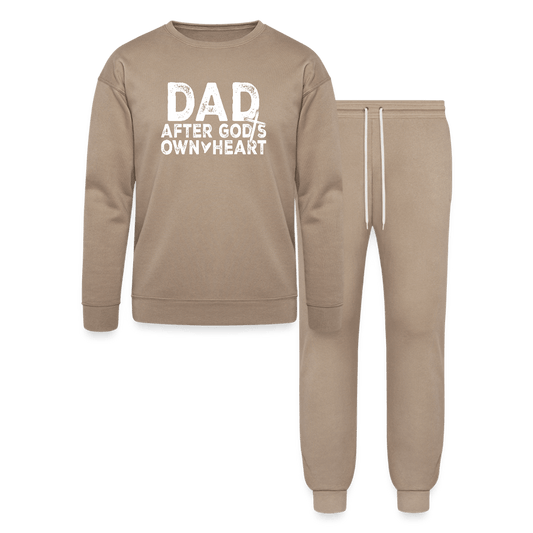 Dad After His Heart Christian Men's Christian Adult Hooded Outfit Set - ClaimedbyGodDesigns