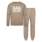 Dad After His Heart Christian Men's Christian Adult Hooded Outfit Set - tan