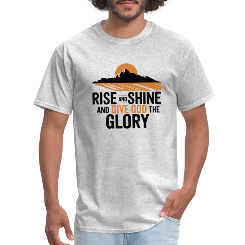 Rise and Shine Christian Unisex Classic T-Shirt - heather gray