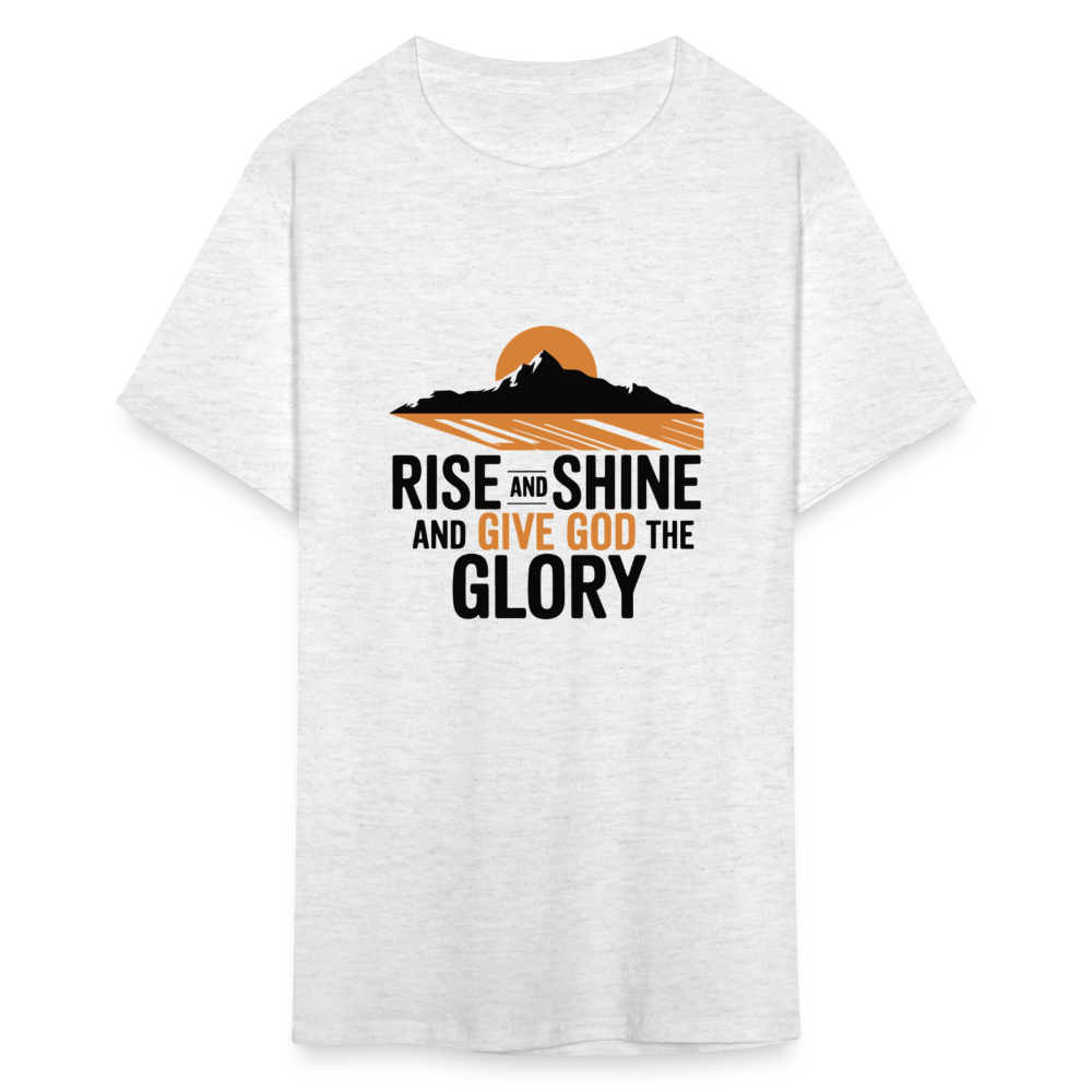 Rise and Shine Christian Unisex Classic T-Shirt - light heather gray