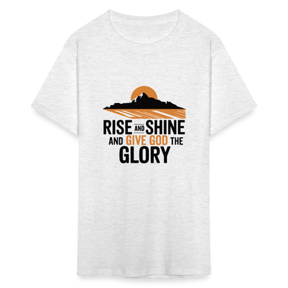 Rise and Shine Christian Unisex Classic T-Shirt - light heather gray
