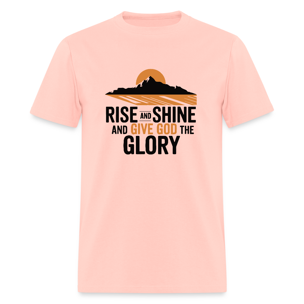 Rise and Shine Christian Unisex Classic T-Shirt - blush pink 