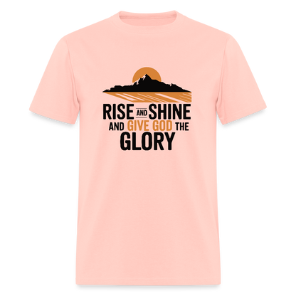 Rise and Shine Christian Unisex Classic T-Shirt - blush pink 