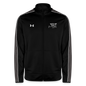 Watch Him Turn It Christian Men's Full Zip Gym Sweater - black/white