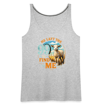 He Left The 99 To Find Me Women’s Christian Tank Top - ClaimedbyGodDesigns