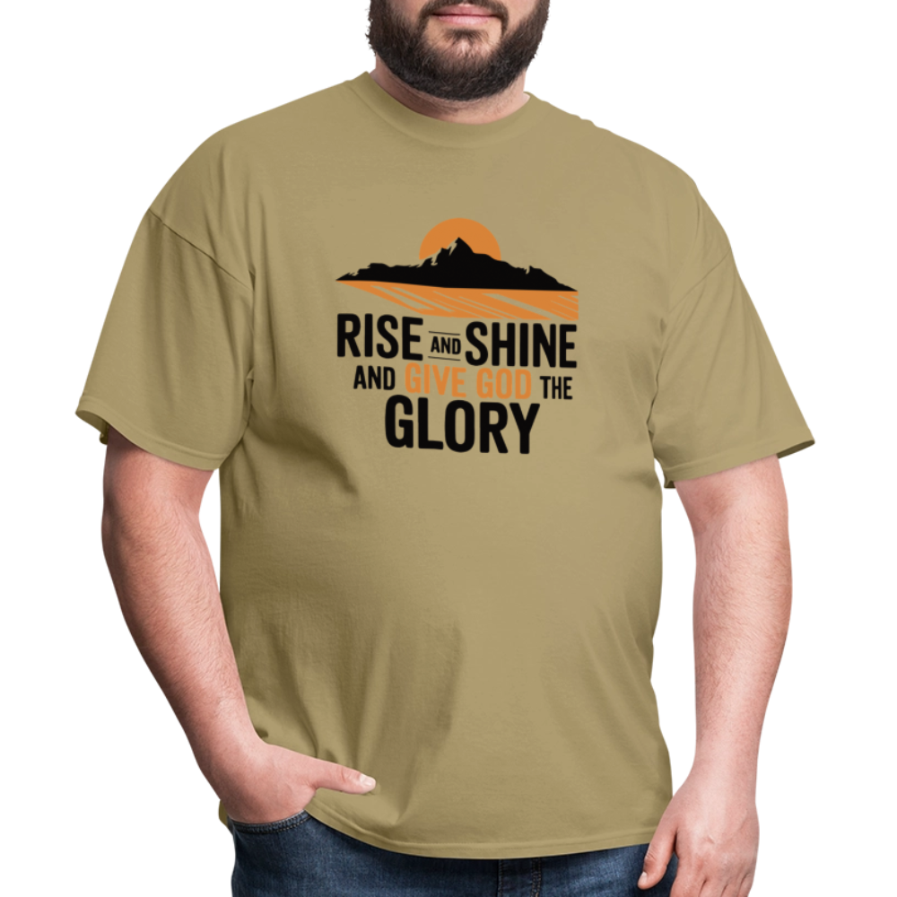 Rise and Shine Christian Unisex Classic T-Shirt - khaki