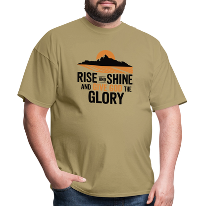 Rise and Shine Christian Unisex Classic T-Shirt - khaki