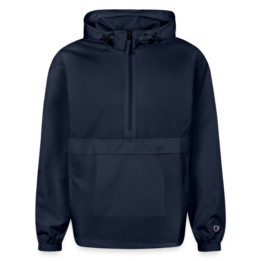 Pray For It Women's Christian Packable Jacket - french navy