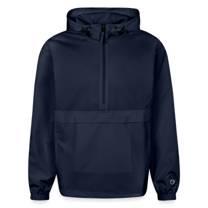 Pray For It Women's Christian Packable Jacket - french navy