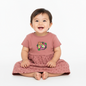 Be Salty Christian Baby Rib Dress - mauve