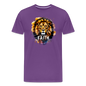 Fearless In Faith Men's Christian Premium T-Shirt - purple