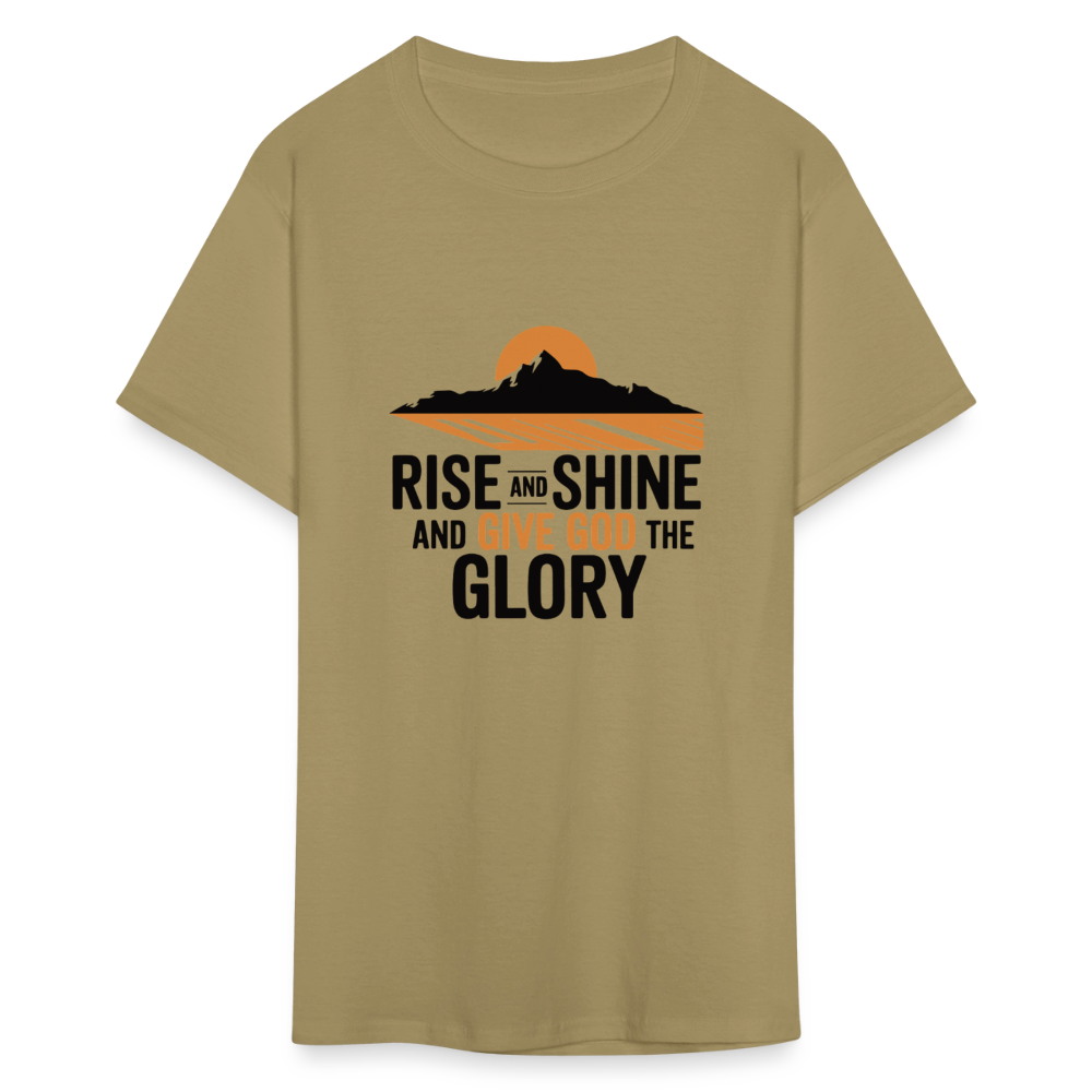 Rise and Shine Christian Unisex Classic T-Shirt - khaki