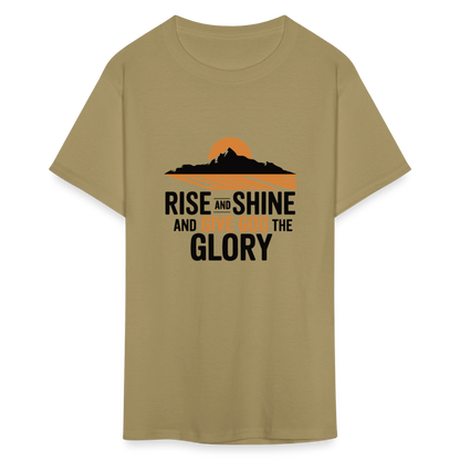 Rise and Shine Christian Unisex Classic T-Shirt - khaki