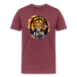 Fearless In Faith Men's Christian Premium T-Shirt - heather burgundy