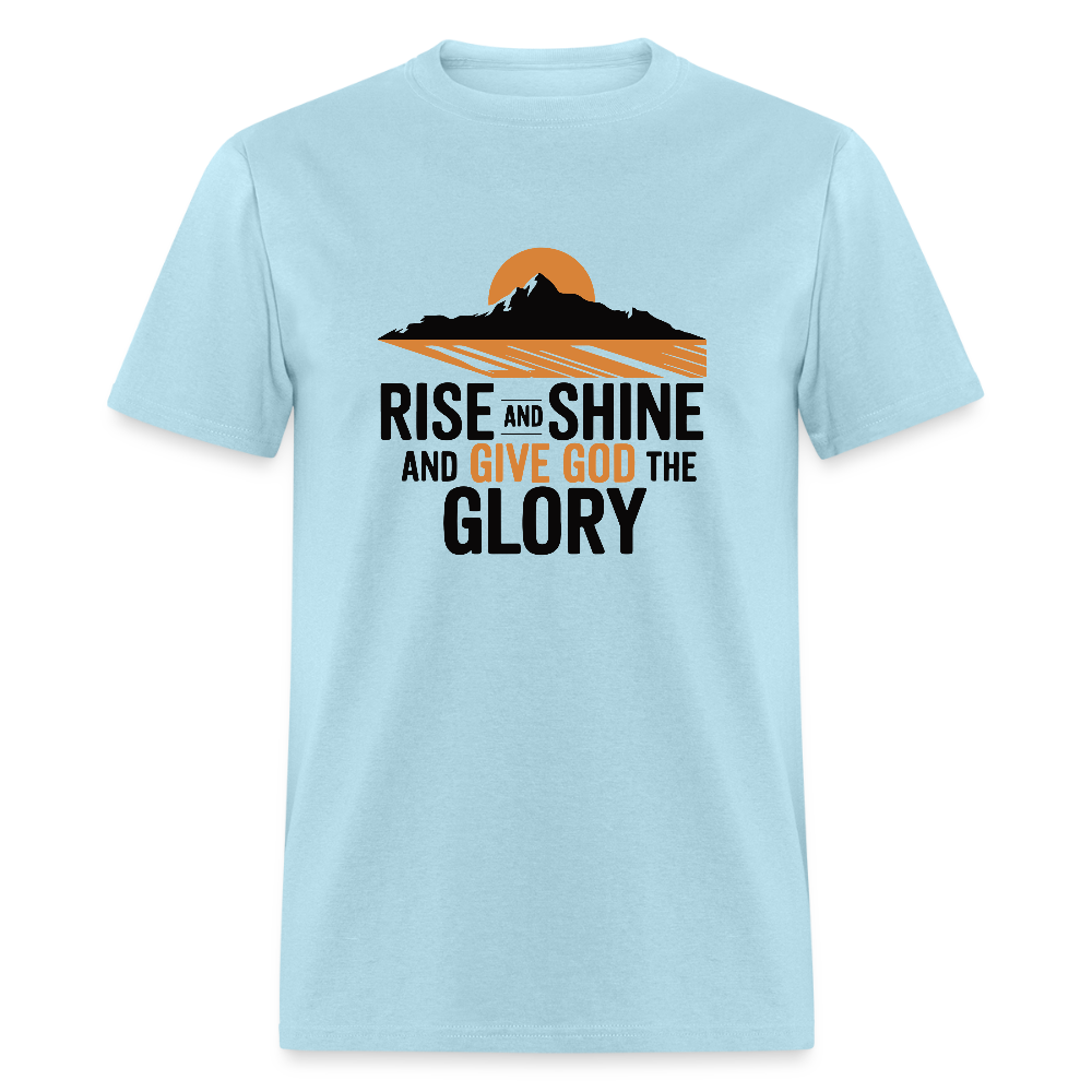 Rise and Shine Christian Unisex Classic T-Shirt - powder blue