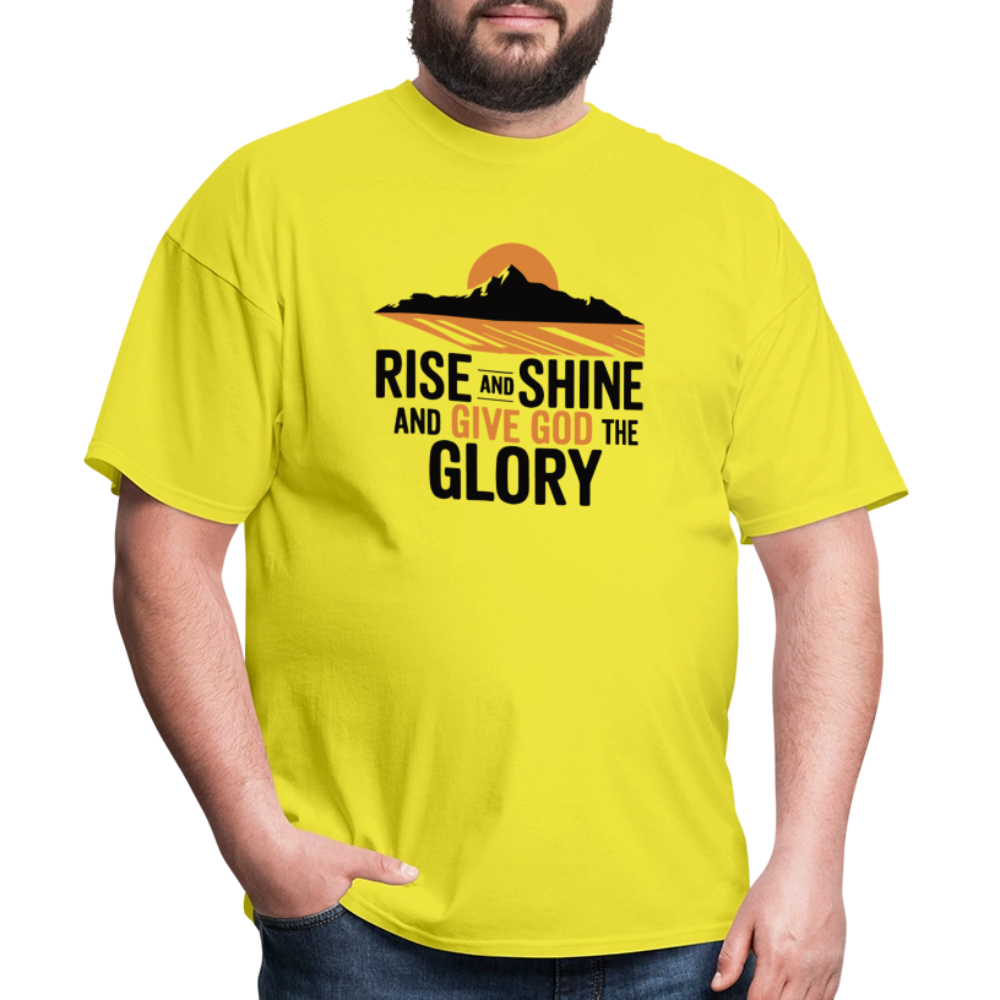 Rise and Shine Christian Unisex Classic T-Shirt - yellow