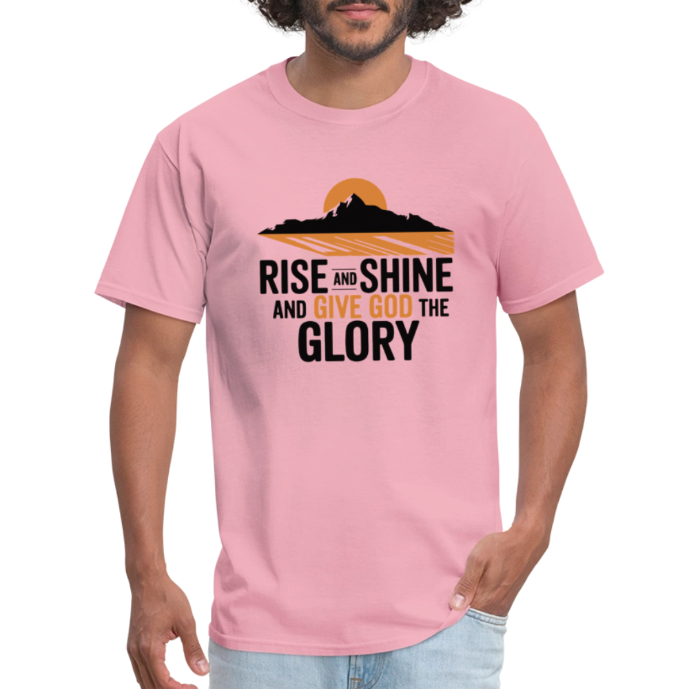 Rise and Shine Christian Unisex Classic T-Shirt - pink