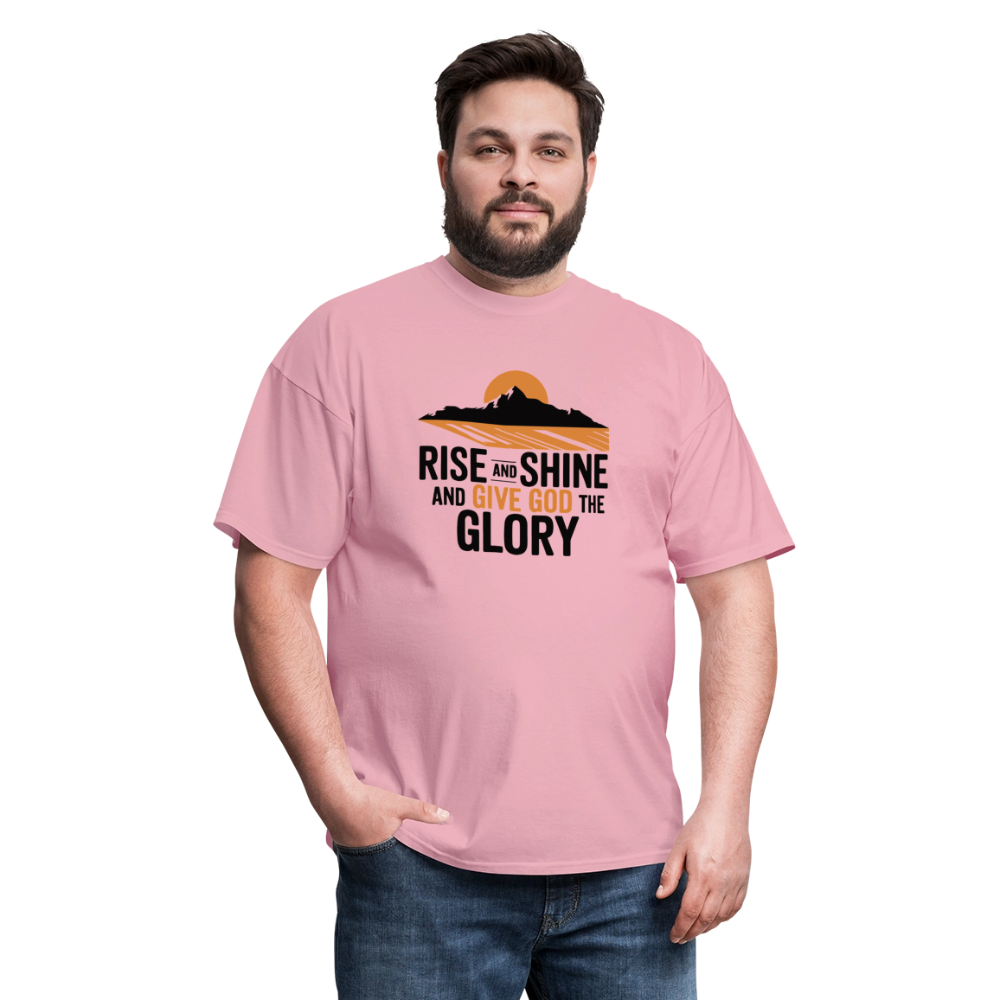 Rise and Shine Christian Unisex Classic T-Shirt - pink