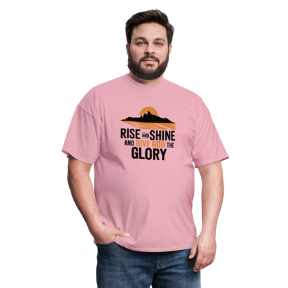 Rise and Shine Christian Unisex Classic T-Shirt - pink