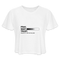 Pray Wait Trust Women's Christian Cropped T-Shirt - white
