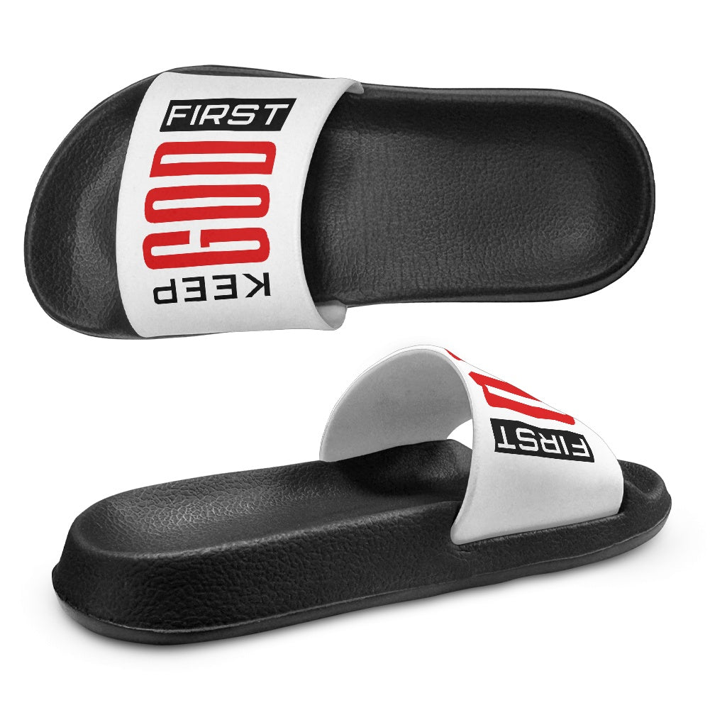 Keep Him First Christian Children's Sandals - ClaimedbyGodDesigns