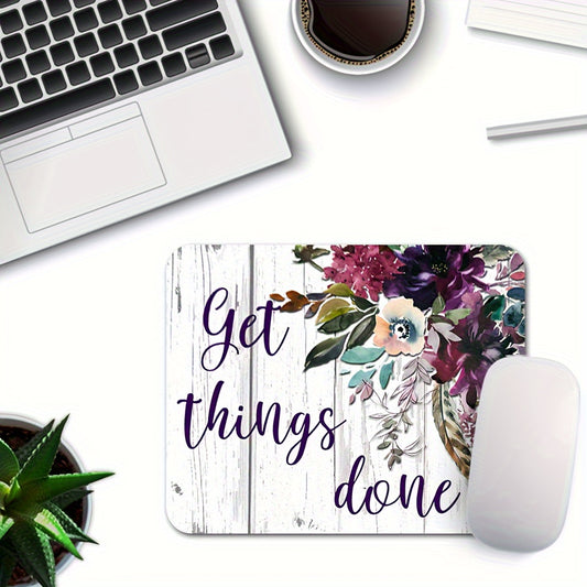 Get Things Done Christian Computer Mouse Pad claimedbygoddesigns