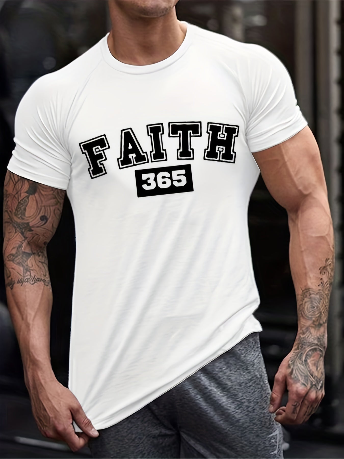 Faith 365 Men's Christian T-Shirt claimedbygoddesigns