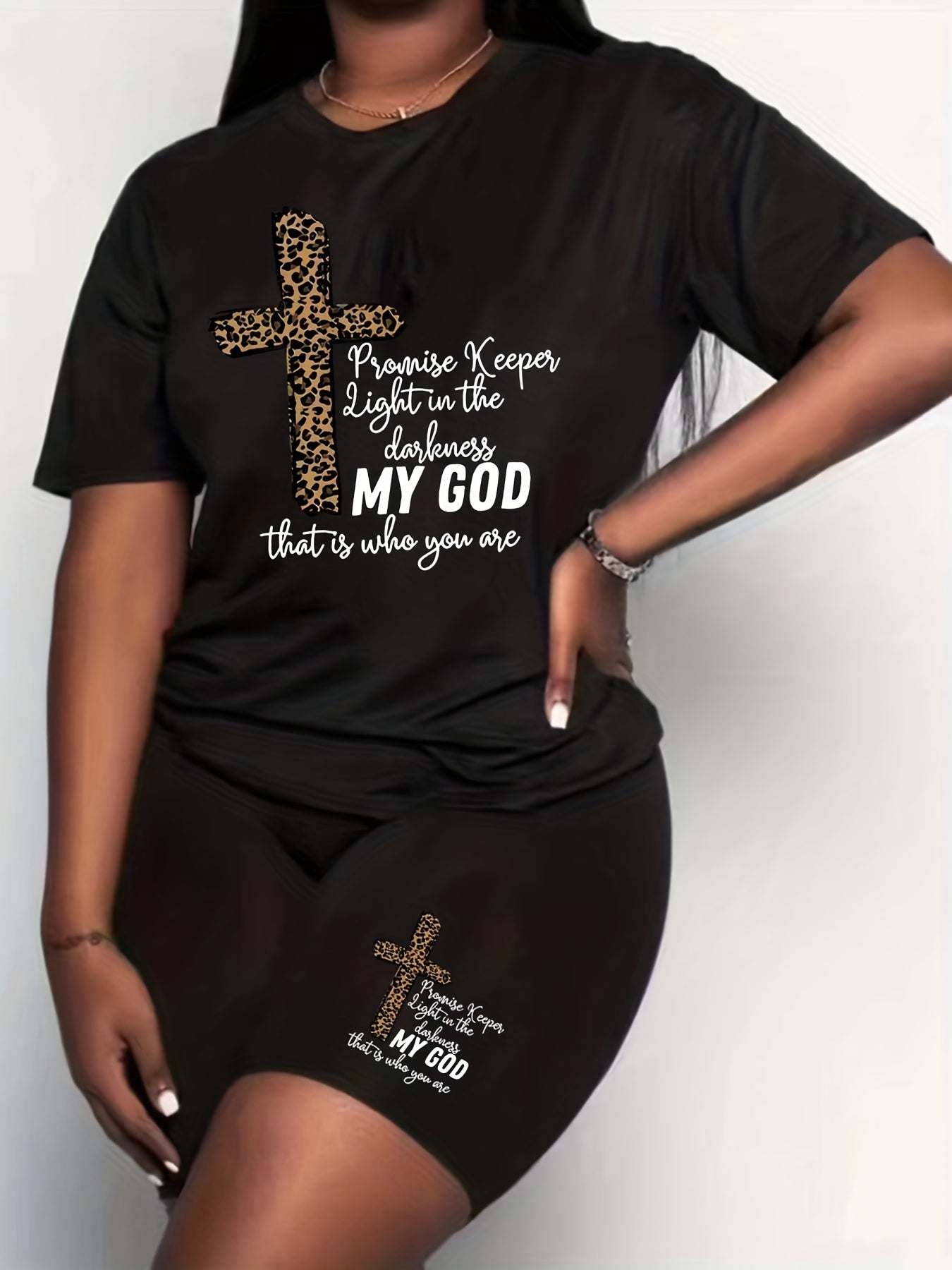 My God That Is Who You Are Plus Size Women's Christian Casual Outfit claimedbygoddesigns