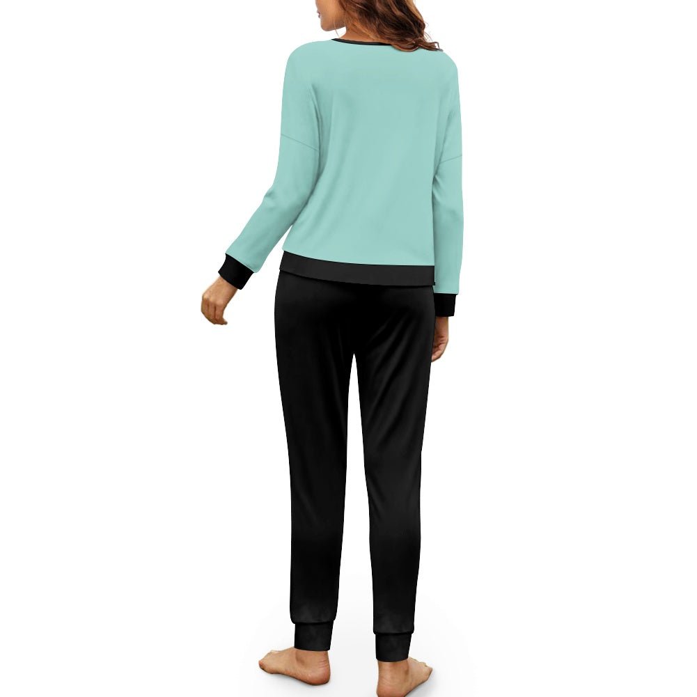 Walking In His Love Christian Women's Drawstring Pajama Set - ClaimedbyGodDesigns