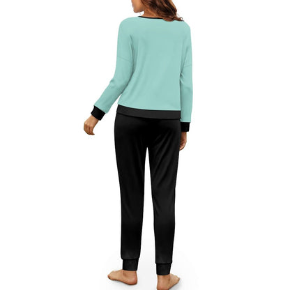 Walking In His Love Christian Women's Drawstring Pajama Set - ClaimedbyGodDesigns