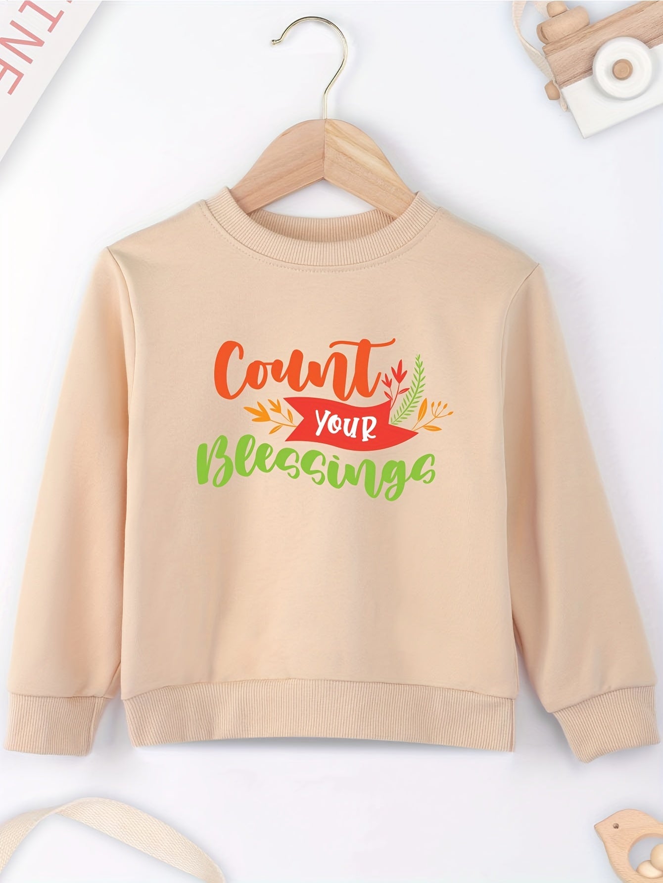 Count Your Blessing's Youth Christian Pullover Sweatshirt claimedbygoddesigns