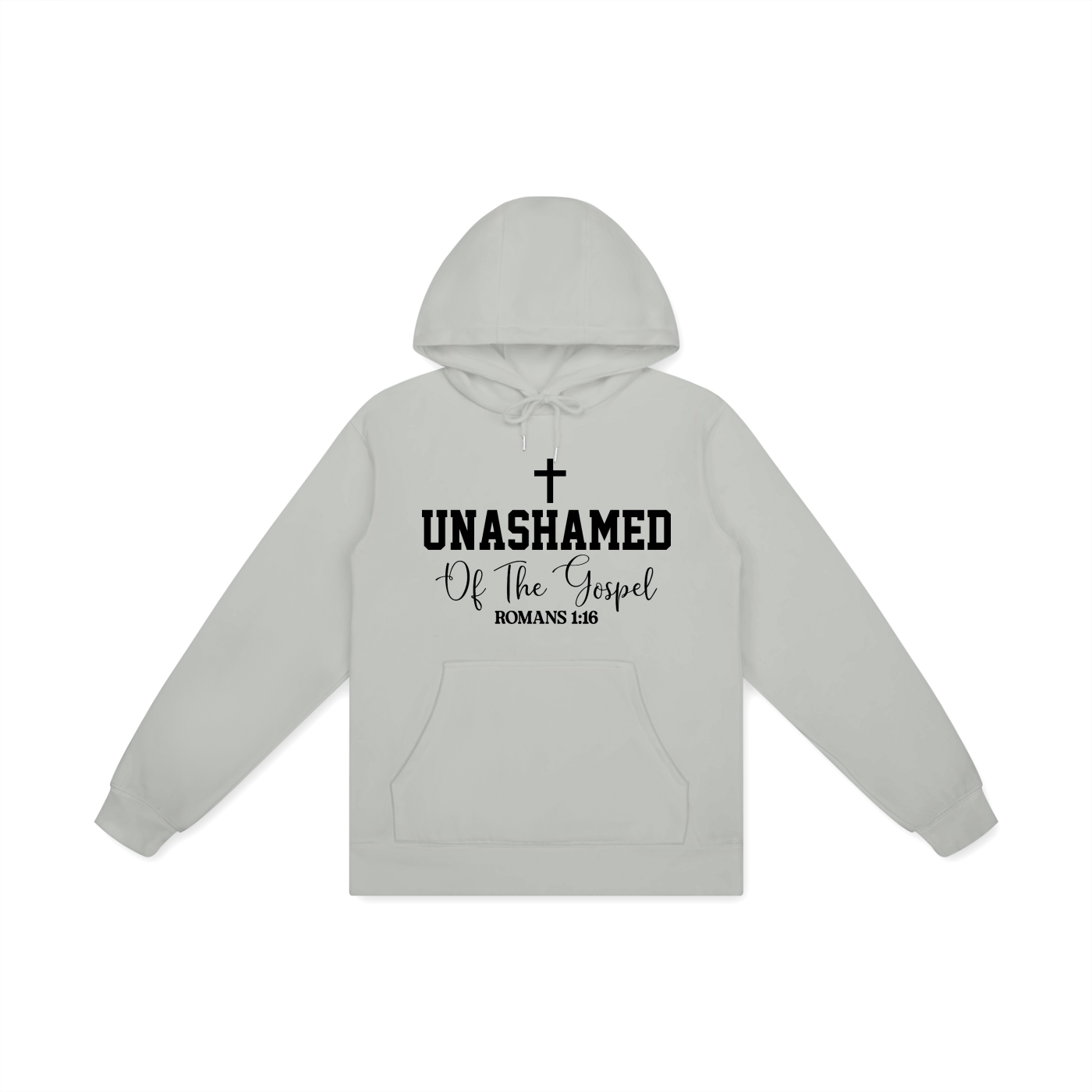 Unashamed Of The Gospel Unisex Christian Cotton Hooded Sweatshirt