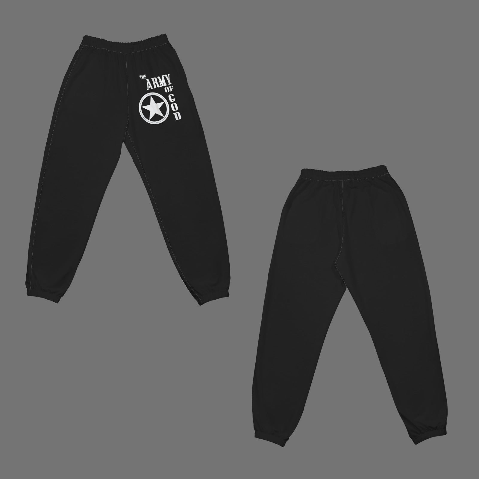 The Army Of God Casual High Waist Pocket Women's Christian Sweatpants