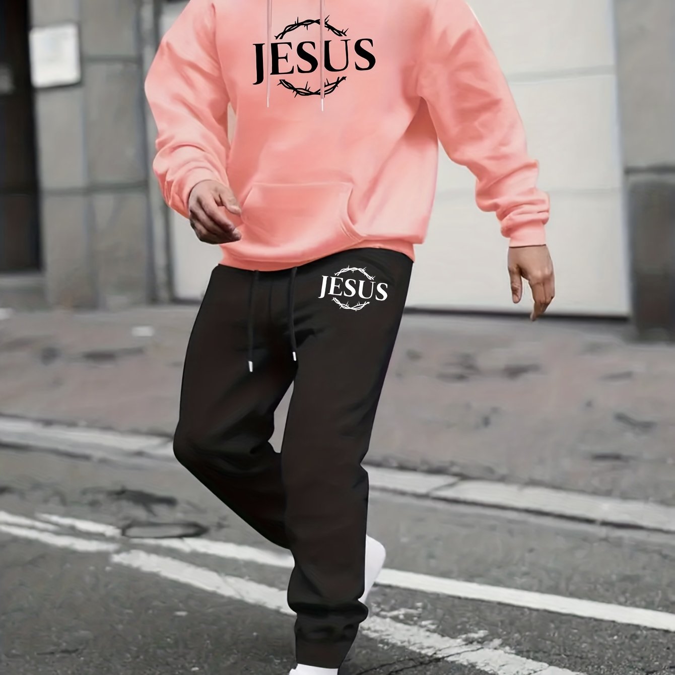 JESUS Men's Christian Casual Outfit claimedbygoddesigns