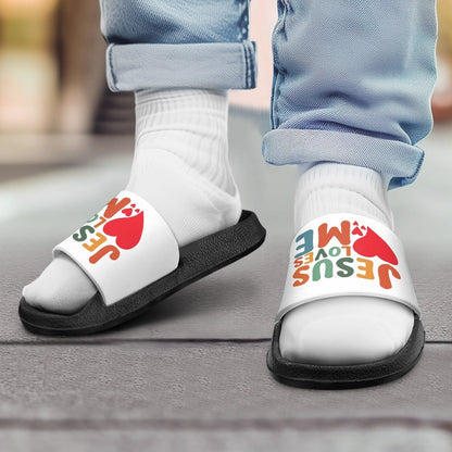 He Loves Me Christian Children's Sandals - ClaimedbyGodDesigns