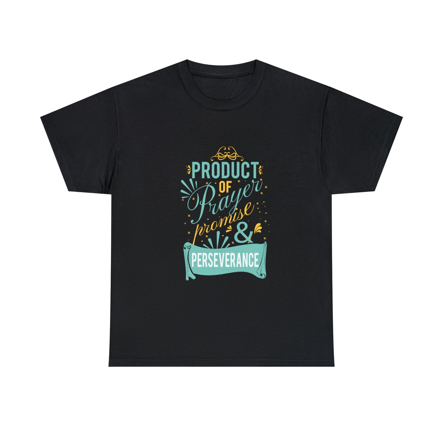 Product Of Prayer Promise & Perseverance Unisex Heavy Cotton Tee